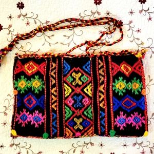 Vintage 60's Crochet Purse/Backpack Satchel